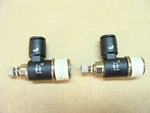 New Lot Of 2 Legris 1/4 Tube X Male Npt Flow Control Valve. Fixed Price $20.00.