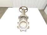 Itt Fabri-valve C37S316 6" Stainless Knife Gate Rising Stem Metal Seat 150. Fixed Price $349.99.