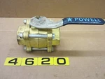 Powell 1/4" 1000 Wog Fig 4201 T Se Brass Valve. Fixed Price $49.99.