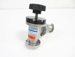 Nor-cal CSV-1502-CF 2.75" Od Flange 1-1/2" Manual Seal Angle Valve 3/4". Fixed Price $267.58.