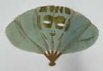 1920S Stavangerfjord Ocean Liner Masquerade Ball Fan Norwegian American. Fixed Price $94.95.