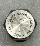 Bonney Head Plug 1" Stainless Steel SA/A182 F316 /B16 /16M 2172A, New. Fixed Price $22.38.