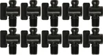 1/4" Black Male Npt Valves (pack Of 10) Loc-line Usa 29452-BLK. Fixed Price $44.37.