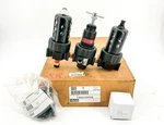New Parker 16A2C00008 Pneumatic Filter Piece Combo 150PSI 125F 3/8". Fixed Price $279.00.