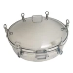 Pressure Manhole Door, Dia 450MM Round Manway Hand Cover Tank. Fixed Price $202.93.