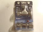 Plumb Pak Quarter Turn Angle Valve (K2048ABN) Inlet 1/2" F.i.p. Outlet 3/8" Od. Fixed Price $5.00.