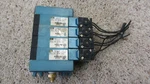 Mac 811C-PM-591BA-122 Solemoid Valves (4) W/manifolds (2). Fixed Price $100.00.