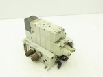Smc VQ4301/4100-5W Pneumatic Solenoid Valve 4-STATION Manifold VV5Q41-0802TFD0. Fixed Price $89.99.