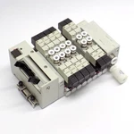 (lot Of 8) Ckd N4GA1 Solenoid Air Valve Manifold W/ (6) 3GA1669-A2NH, 24VDC, 6MM. Fixed Price $78.99.
