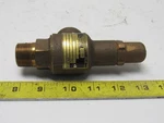 Dresser 1478 3/4" Port Brass Safety Valve 15 Psi 7.6 Gpm. Fixed Price $103.19.