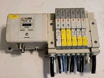 Smc EX250-SCA1A Valve, (6) SV1100-5FU Solenoids- Free Shipping. Fixed Price $199.00.