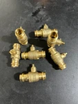7 - Jomar 3/4" Full Port Ball Valves *missing Handles*. Fixed Price $48.00.