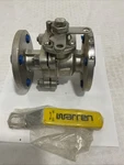 Warren 1" 150 Full Port 316 Stainless Steel Flanged Ball Valve Fig. 6156 New. Fixed Price $85.00.
