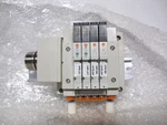 New Smc SS5V1 Solenoid Assembly Stack Clutch Manifold WP5625320 4X Valves. Fixed Price $250.00.