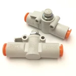 Lot Of Smc AS3002F-11 Pneumatic Inline Flow Speed Control Fitting, 3/8" Tube. Fixed Price $40.00.