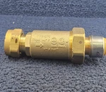 Cash Acme 1 Inch X 3/4 BF5 Dual Check Valve - Brass Plumbing Fitting. Fixed Price $19.64.