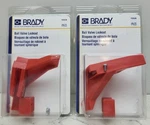 2 Pack Brady 103536 Small Ball Valve Lockout For Pipe Diameter Range 1/4" To 1". Fixed Price $17.97.