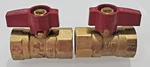 Gas Cock Ball Valve 3/4" Everflow #4534 Lot Of. Fixed Price $107.87.