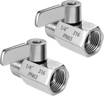 316 Stainless Steel Mini Ball Valve Shut Off 1/4" Npt Female Threa.... Fixed Price $32.65.