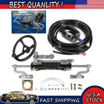 Hydraulic Steering Kit For Boats Up To 300HP-13 Anti-slip WHEEL,26.8FT. Fixed Price $498.99.