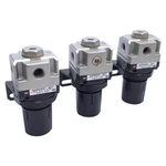Lot Of 3 Smc NAR2000-N01 Regulator W/ Mount Bracket 0.05-0.85MPA Range, 1/8" Npt. Fixed Price $43.00.