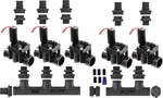 Hunter Action Machining 5 Zone Manifold Valve Kit - PGV100GS No Flow Control. Fixed Price $194.45.