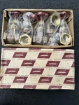 Box Of Size Vintage Brass Harvard Gate Valves, Patina Bk 125. Fixed Price $53.46.