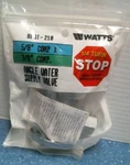 Watts 5/8" X 3/8" Angle Water Supply Valve (BPQT-210) Fs. Fixed Price $10.00.