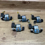 Lot Of 5- Mac 35A-AAA-DDAJ-1KJ Solenoid Valve 24VDC, With Fittings. Fixed Price $160.00.