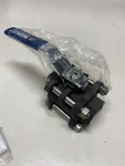 Nibco 1" Steel Locking Lever Handle 3-PIECE Full-port Ball Valve Socket Weld. Fixed Price $29.95.
