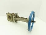 Velan L10-0320C-13BL 3" 316 Stainless Knife Gate Valve Rising Stem 10" Handwheel. Fixed Price $249.99.