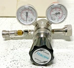New Tescom 44-3462S24 Two-stage Cylinder Pressure Gas Regulator 100PSI Max Out. Fixed Price $350.00.