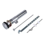 Dearborn 759-1 Pop-up Drain 1-1/4" Brass Polished Chrome Assembly. Fixed Price $30.91.