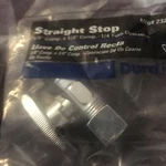 2- Durapro Straight Stop 5/8 X 3/8 Comp- 1/4 Turn Operation. Fixed Price $10.00.