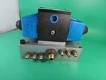 Vickers D05 Hydraulic Directional Valve 120V Double Solenoid. Fixed Price $750.00.