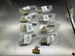 (9) Grainger 6GD11B Brass Ball Valve Fxf 1/4". Fixed Price $35.00.