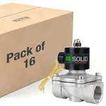 U. S. Solid 16PCS 1" 110V Stainless Steel Solenoid Valve Ac Normally Closed. Fixed Price $900.57.