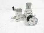 Smc SYJA7120-01F Pilot Valve & AR20-F02H-B Regulator With Gauge 160 Psi. Fixed Price $31.59.