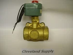 Asco 8210D18 Brass Solenoid Valve 1-1/4"NPT 240V New Condition Box. Fixed Price $285.00.