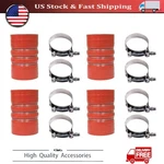 4PCS 4" X 6" Inch 7715-0002 Silicone Red Hump Hose Charge Air Cooler W/clamps. Fixed Price $50.88.