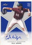 Cole Wagner 2020 Leaf Perfect Game Pg National Showcase Blue Auto /15 Psu. Fixed Price $29.99.