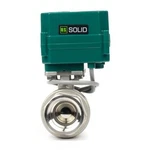 U.s. Solid Motorized Ball Valve 1/4IN Full Port Ss 9-24V Ac/dc Nc Auto Return. Fixed Price $145.49.