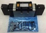 Smc Model NVFS4600-5FZ Solenoid Valve 24VDC 150 Psi New Box. Fixed Price $85.00.