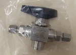 Swagelok SS-83XTS4 High Pressure 3-WAY Ball Valve Ptfe Seats In. 1/4"FNPT. Fixed Price $274.63.