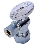 Durapro 101379 Quarter Turn Angle Stop 5/8" Od Comp X 3/8" New. Fixed Price $8.95.