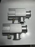 2X Smc XLA-25-2M9 Aluminum Body High Vacuum Angle Valve Lightweight Compact. Fixed Price $200.00.