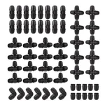 150 Pcs Irrigation Tubing Fittings KIT,1/4 Inch Locked Barbed Connectors Drip.... Fixed Price $17.81.