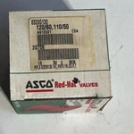 Asco 8320G130-120/60,110/50 Brass Body Solenoid Valve 120V/60 Hz 3/64" Orifice. Fixed Price $50.75.