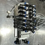 7- Festo CPE14-M1BH-5L-1/8 With Manifold, Cables. Fixed Price $350.00.