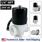 1/4" Plastic Electric Solenoid Valve Water Air R/o - Free Shipping. Fixed Price $19.35.